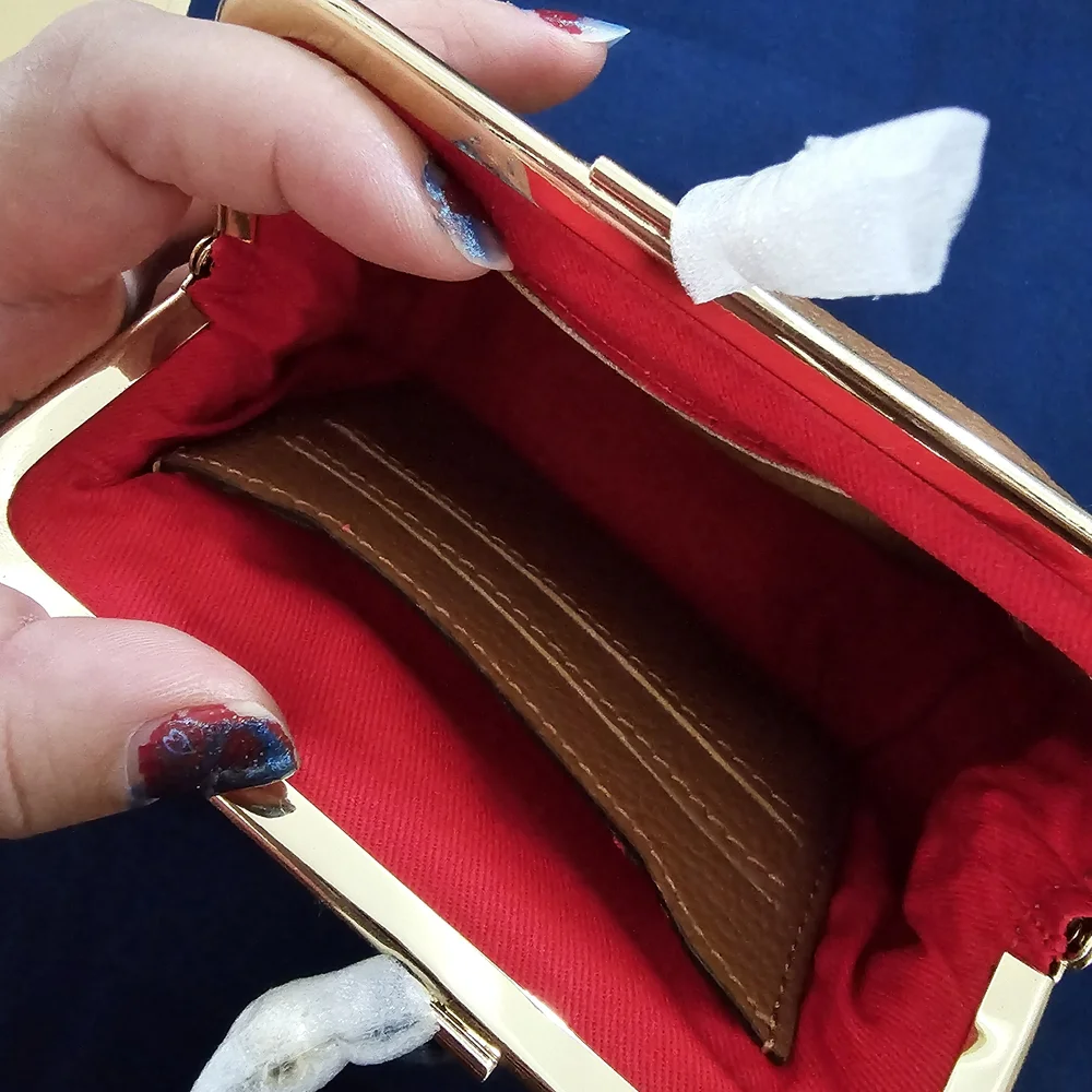 Dooney & Bourke Brown Leather Coin Purse - Picture 4 of 4